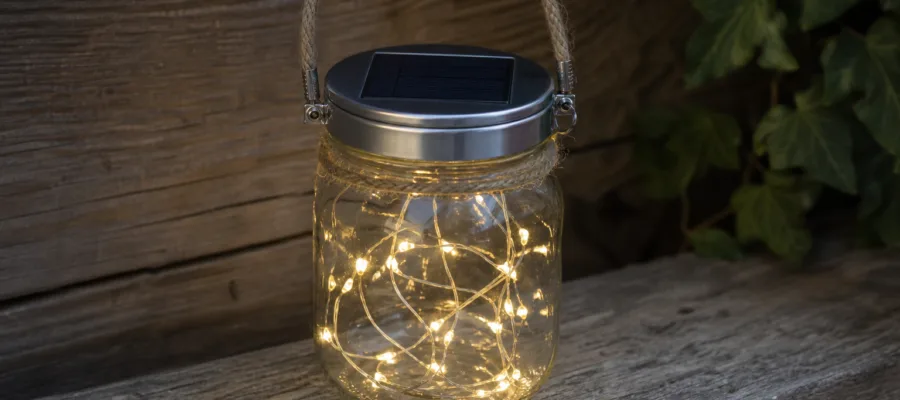Solarlampe aus Marmeladenglas upcyceln: Nachhaltiges Bastelprojekt