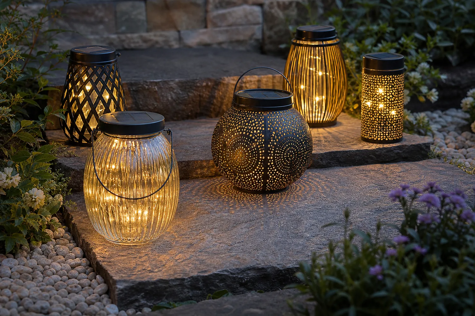 Solarlampen fuer besondere Anlaesse: Stimmungsvolle Ideen fuer Gartenfeste und Abende