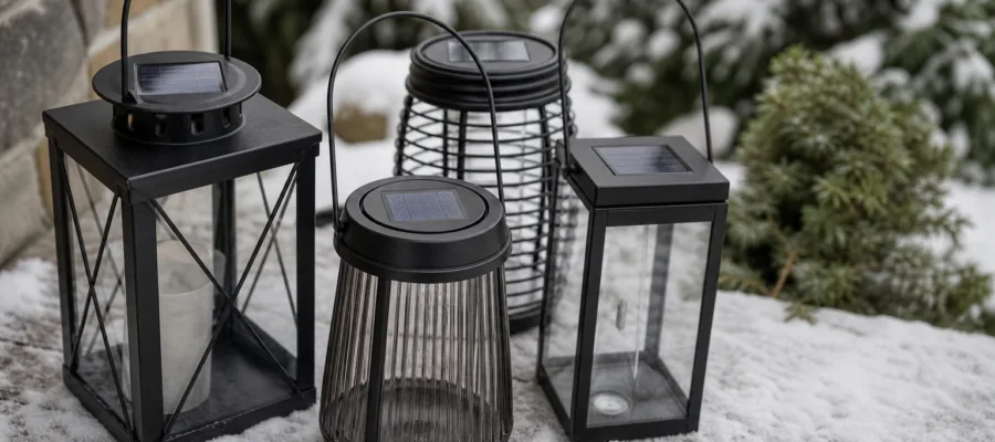 Solarlampen im Winter einsetzen: So gelingt die Vorbereitung